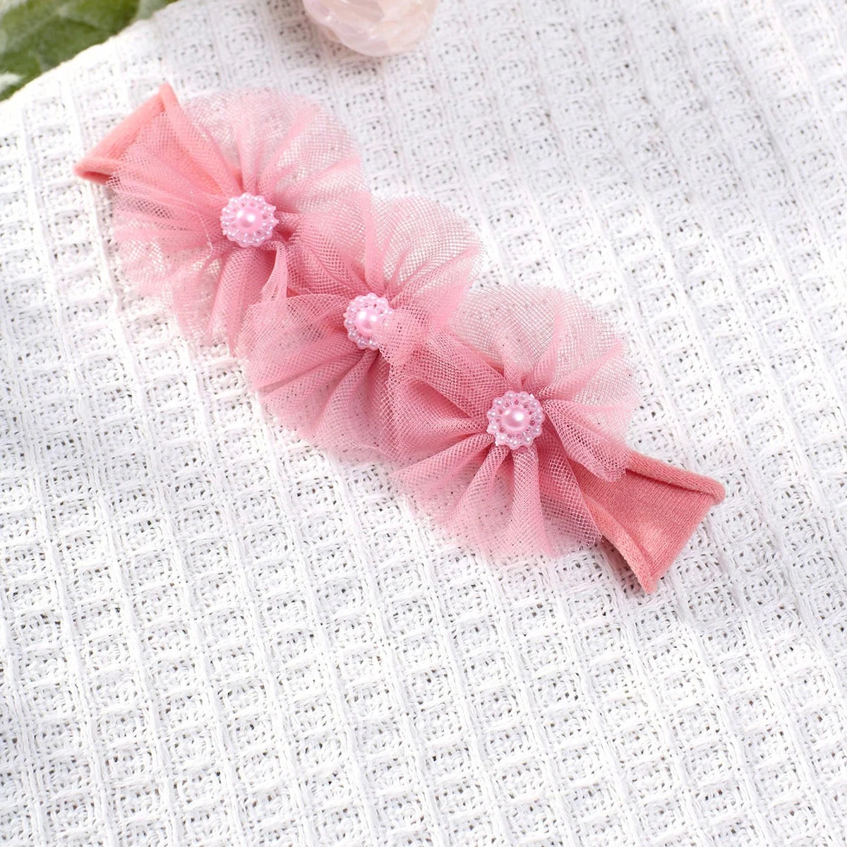 Newborn Photography Mesh Dress with Headband