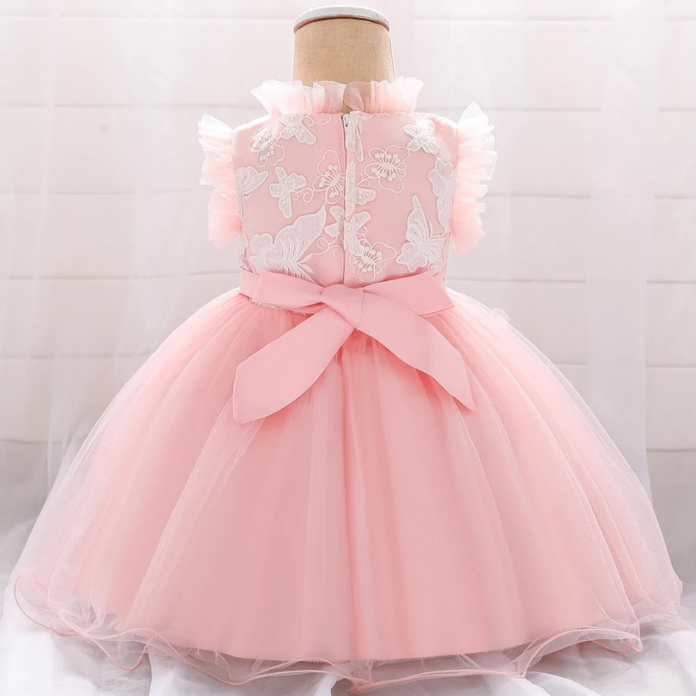 Butterfly Lace Tulle Dress