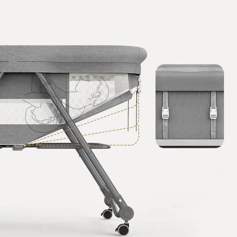 Sejoy 3 in 1 Rocking Crib Baby Bassinet