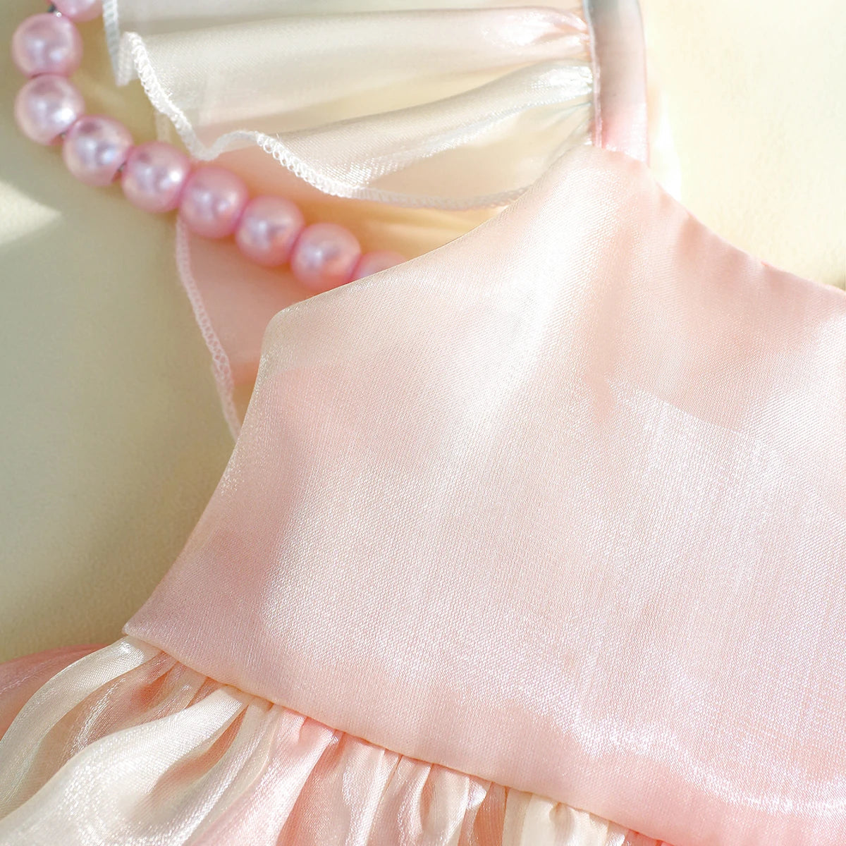 Newborn Photography Rainbow Gradient Color Romper Pleated Skirt with Headband