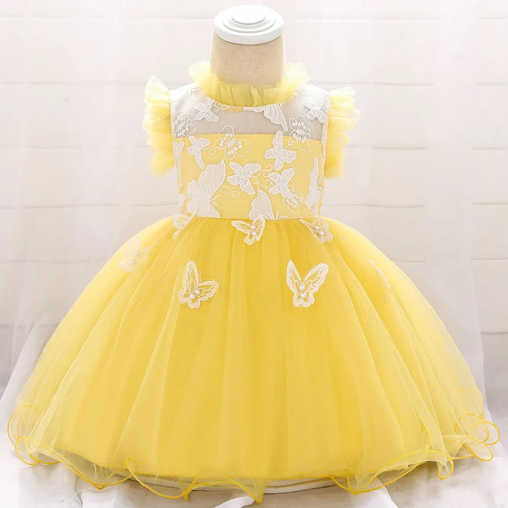 Butterfly Lace Tulle Dress