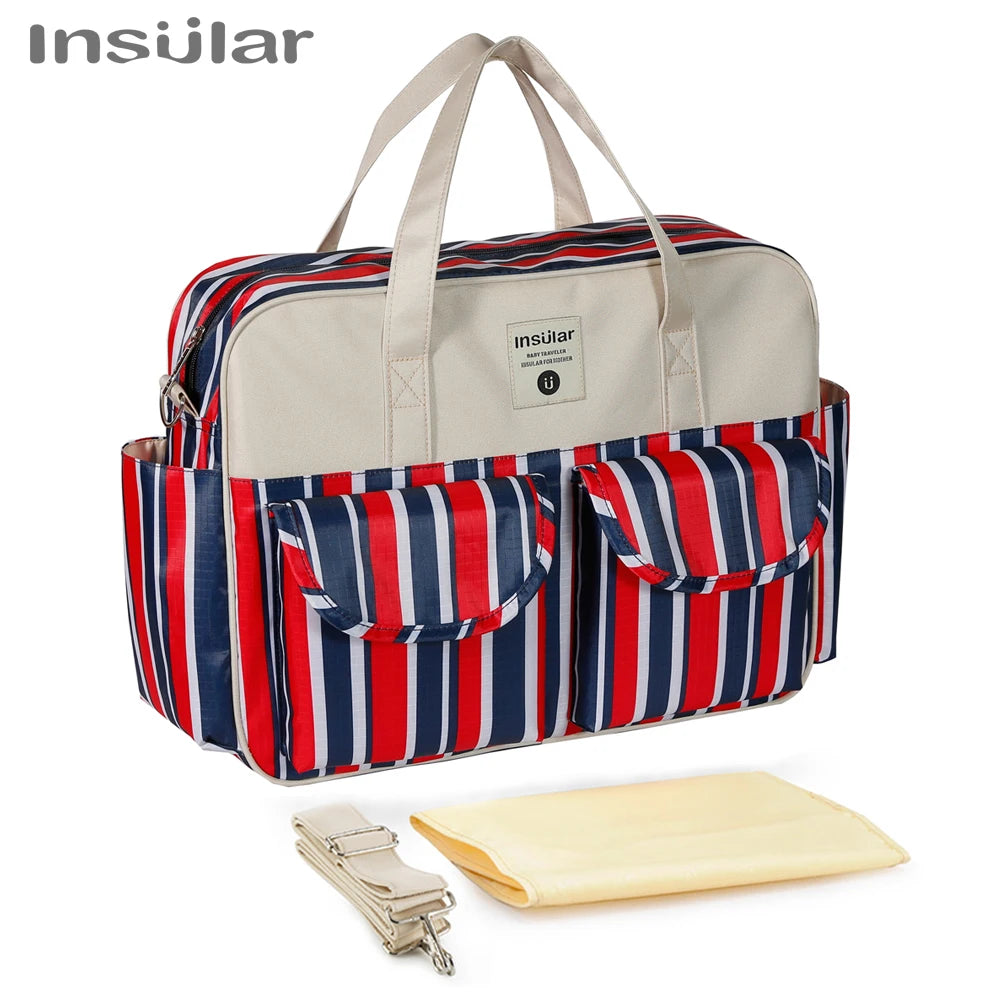 Insular Fashion Print Diaper Bag